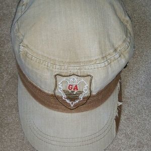 Authentic distressed Armani military hat
